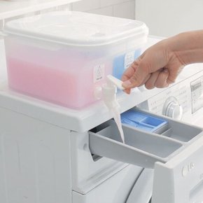 세탁세제 디스펜서 욕실 세제통 소분 세탁실 용기