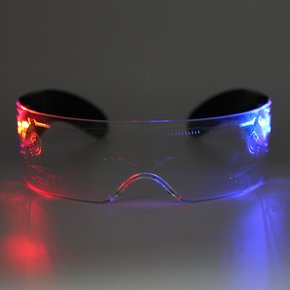 생일 이벤트 파티 선글라스 사이버 안경 LED 코스프레