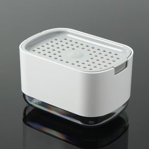 주방세제용기 펌프식 디스펜서 세제 흰색 원터치