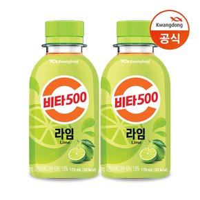 광동 비타500 pet 170ml 라임 24입/비타민c/음료수