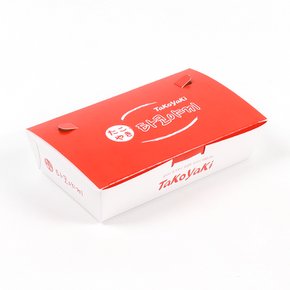[SI] 일회용 식품 포장 종이도시락 SL 타코야끼 15알 상자 1호 1박스 600개