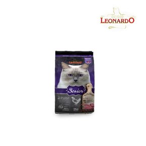 레오나르도 고양이사료 시니어 2kg + 물티슈 증정