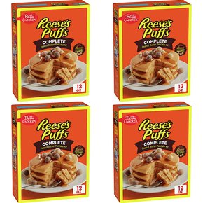 베티크로커 리세스 퍼프 피넛 버터 팬케익 믹스 Betty Crocker Pancake Mix 12oz 4개