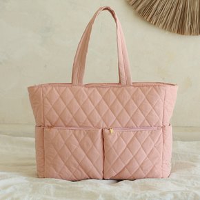모나백(핑크) 가벼운 방수 패딩 기저귀가방 빅사이즈 가방 출산 선물 여행 가방