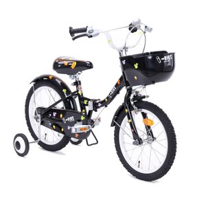 [SSG]삼천리 아이바이크 16인치 블랙 접이식 보조바퀴자전거