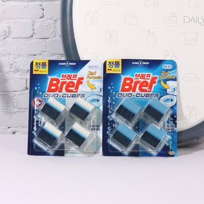 브레프 듀오큐브 변기 세정제 X4P / 하이진 블루