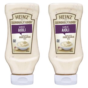 하인즈 갈릭 아이올리 소스 Heinz Seriously Good Garlic Aioli 500ml 2개