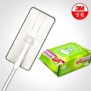 3M 막대걸레 올터치 더블액션 표준형 + 정전기청소포 표준형(30매) 청소밀대 거실청소