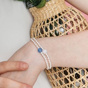 [ITZY 유나&채령,태연, 에스파 닝닝,미연 착용] color swarovski pearl bracelet