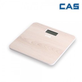 카스 가정용 우드 디지털 체중계 베이지 LT-002