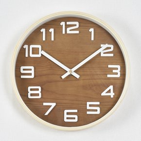 자작나무폰트벽시계
