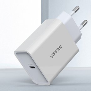 VIPFAN K1 C타입 C핀 포트 휴대폰 핸드폰 PD고속 충전기 어댑터 / 케이블 별매