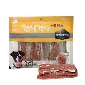 강아지 간식 사시미 육포 개간식 연어 스테이크 300g