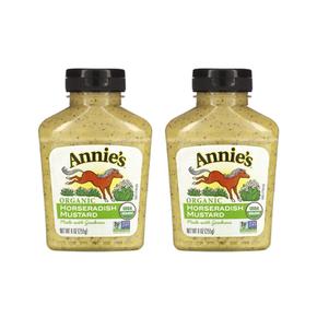 [해외직구] Annies Naturals 애니스내츄럴 호스래디시 머스타드 255g 2팩