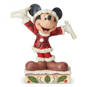 에네스코 디즈니 포즈: 짐 쇼어 미키 마우스 크리스마스 퍼스널리티 포즈 피규어