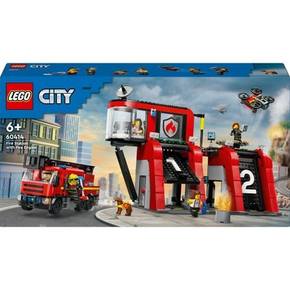 60414 소방서와 소방트럭 어린이장난감 [시티] 레고 공식