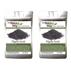 [해외직구]더 스파이스 웨이 퓨어 니젤라 씨드 시즈닝 56g 2팩 The Spice Way Pure Nigella Seeds Seasoning 2oz