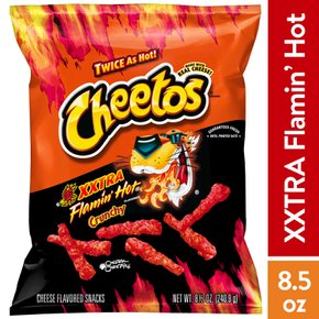 Cheetos치토스    XXTRA  플라민  핫치즈  맛  크런치  스낵  칩