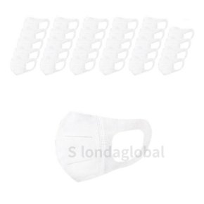 구디즈 귀편한 비말차단 KF-AD 중형 흰색 마스크 90매