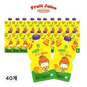 새콤한 비타플러스 유기농 오렌지 주스 (100ml x 40개입) 어린이음료