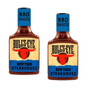 [해외직구] Bull`s Eye New York Steakhouse BBQ Sauce 불스아이 뉴욕 스테이크하우스 바베큐 소스 300ml 2병