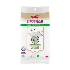 아트박스/문구앤토이스 [스카치브라이트] 청소포 리필 표준형 정전기 30매