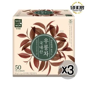 탕비실 녹차원 국내산 우롱차 50T 손님대접 X3