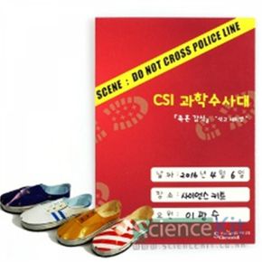 CSI 과학수사대 족흔 감식 석고채취법(12인용)