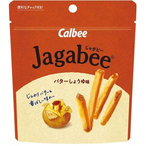 가루비 쟈가비(Jagabee) 스탠다드 파우치 버터 간장맛 감자 스낵 40g 12개입