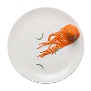 흥미로운 식기 [식품 샘플과 같은 접시] 나폴리탄 SAN2275