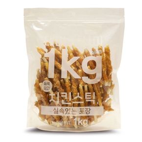 테비 강아지 간식 사사미 애견 치킨스틱 1kg