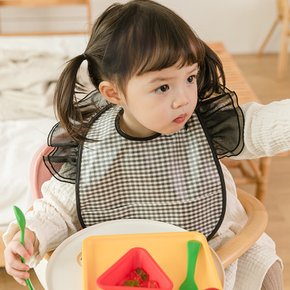 코코 쉬폰 방수 아기 자기주도 이유식턱받이-디자인선택