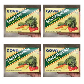 [해외직구]고야 샐러드 앤 베지타블 시즈닝 40g 4팩 Goya Salad n Vegetable Seasoning 1.41oz