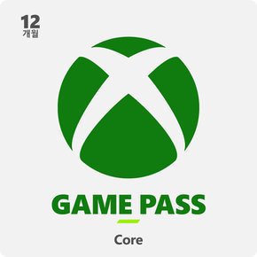 Xbox Game Pass Core 게임 패스 코어 12개월  Xbox Digital Code