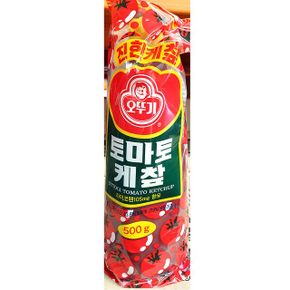 케찹 소스류 오뚜기 가정 식당용 케첩 캐찹 소스 양념 토마토 하인즈 노슈가 500g X ( 2매입 )