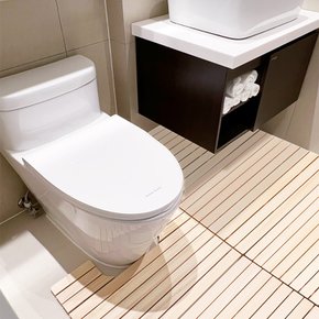 미끄럼방지매트 편백나무 발매트 욕실매트 욕실발판(홈형중형)