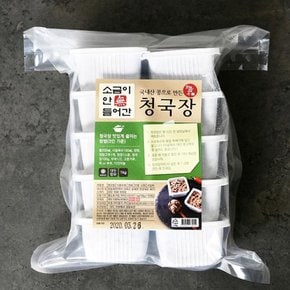 국산콩 100% 강화도 무염 청국장 1kg(100gX10개입)