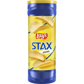 Lay`s레이즈  레이즈  Stax  오리지널  감자  칩  5.5온스  용기
