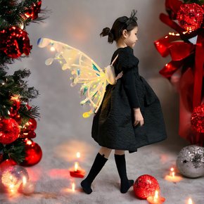 하피블리 플라이윙윙 LED 나비 날개 크리스마스 파티 용품 팅커벨 코스튬 캠핑 소품