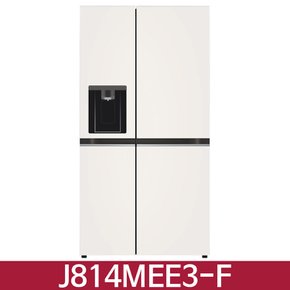 J814MEE3-F 디오스 오브제컬렉션 810L 얼음 정수기 냉장고 매직 스페이스 베이지 / KN