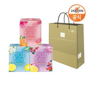 아워티 4P 베스트 3종 SET+쇼핑백 (오렌지+레몬+히비스커스)