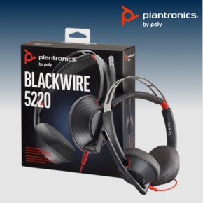 Poly Blackwire 5220 플랜트로닉스 블랙와이어 유선 헤드셋