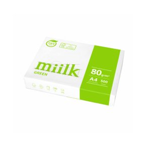밀크 A4 친환경 복사지 80g 500매