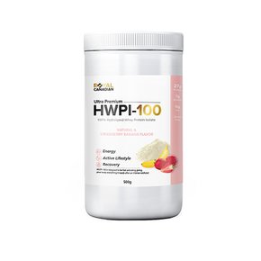 로얄캐네디언 울트라 프리미엄 단백질 HWPI-100 딸기바나나향 500g
