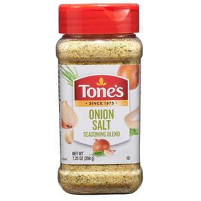 [해외직구] 톤즈 어니언 솔트 양파소금 시즈닝 206g Tones Onion Salt Seasoning (7.25 oz.)
