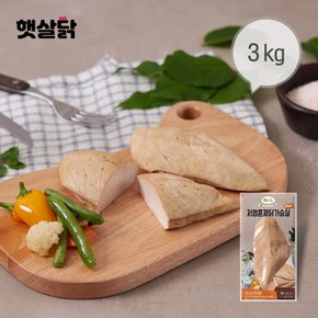 [햇살닭] 저염훈제 닭가슴살플러스 3kg(100gX30팩)