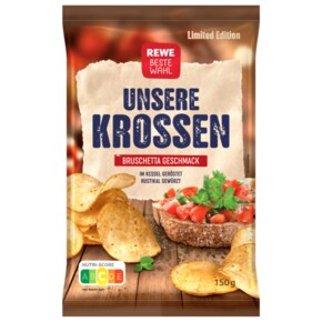 독일 레베 REWE Beste Wahl 베스트발 브루스케타맛 감자칩 150g