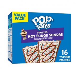 [해외직구] PopTarts  PopTarts  토스터  페이스트리  프로스팅  핫  퍼지  선디  765g  16개