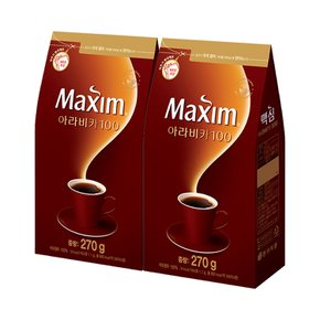맥심 아라비카 리필용 커피 270g 2개 (커피100%)