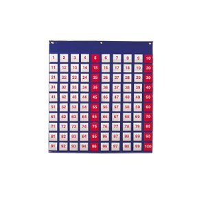 100 수배열판 포켓 차트/러닝리소스/수학/LER2208